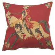Red Knight Belgian Cushion Cover