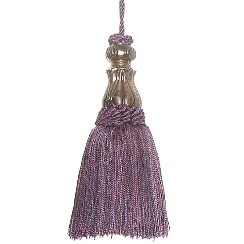 Petite Tassel - Eggplant Tapestry  Decorative Tassels
