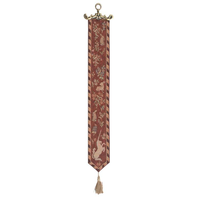 Licorne I French Tapestry Bell Pull