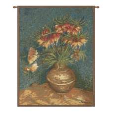 Van Gogh Lilies French Tapestry Wall Hanging