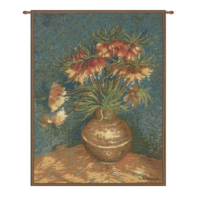 Van Gogh Lilies French Tapestry