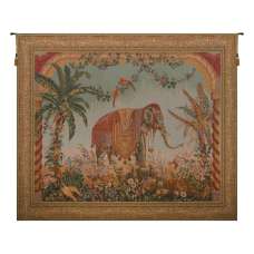 Royal Elephant French Tapestry Wall Hanging