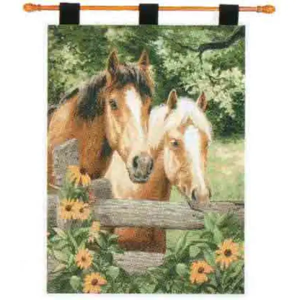 Horse Sense Fine Art Tapestry