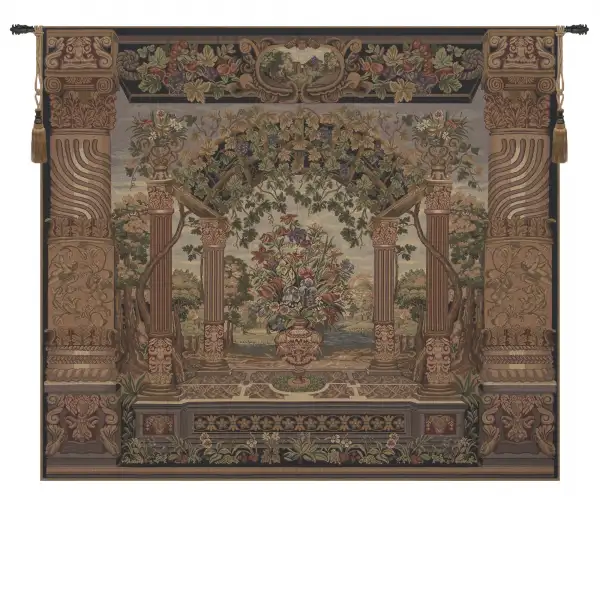 Floral Pergola Wall Tapestry
