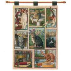 Kitty Corner Tapestry of Fine Art