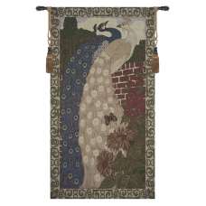 Peacocks Nouveaux Tapestry Wall Hangings