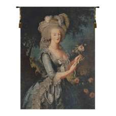 Marie Antoinette with Rose European Tapestry