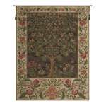 Tree of Life Beige I European Tapestry Wall Hanging