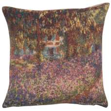 Monet's Iris Garden European Cushion Covers