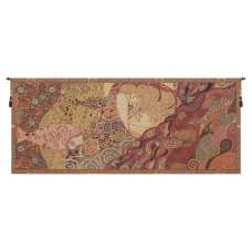 Sleeping Danae by Klimt Italian Tapestry Wall Hanging