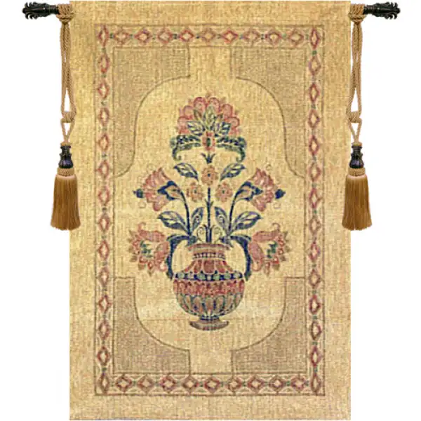 Flowers in Pot Belgian Tapestry