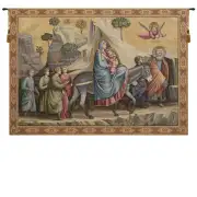 Flight Into Egypt Italian Tapestry - 50 in. x 36 in. Cotton/Viscose/Polyester by Giotto di Bondone