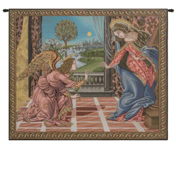 Annunciation Botticelli Italian Wall Tapestry