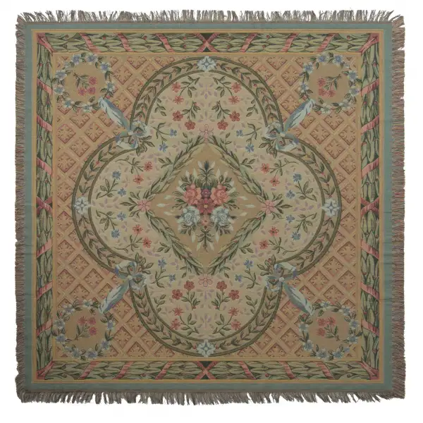 Charlotte Home Furnishing Inc. Belgium Throw - 58 in. x 58 in. | Savonnerie I