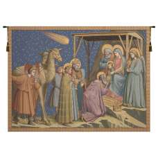 Adoration  Italian Tapestry Wall Hanging