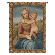 Cowper Madonna By Raphael Italian Tapestry - 20 in. x 24 in. Cotton/Viscose/Polyester by Raphael