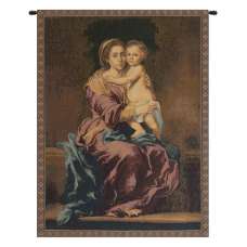 Madonna del Rosario Italian Tapestry Wall Hanging