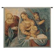 Madonna della Pappa Italian Tapestry Wall Hanging