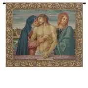 Pieta Italian Tapestry - 25 in. x 20 in. Cotton/Viscose/Polyester by Giovanni Bellini