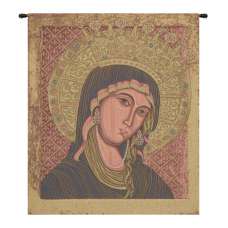 Madonna Di Montegergine Italian Tapestry Wall Hanging