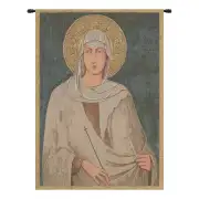 Santa Chiara St. Clare Italian Tapestry - 13 in. x 19 in. Cotton/Viscose/Polyester by Simone Martini