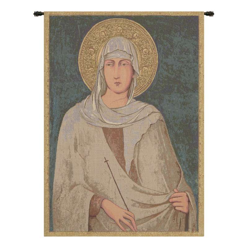 Santa Chiara St. Clare Italian Tapestry