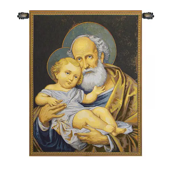 San Giuseppe St. Joseph Italian Tapestry