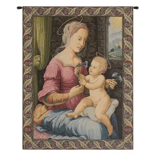 Madonna del Garofano Italian Wall Tapestry