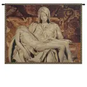 The Deposition Italian Tapestry - 25 in. x 20 in. Cotton/Viscose/Polyester by Michelangelo