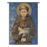 St. Francis From Assisi Italian Wall Hanging Tapestry