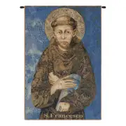 St. Francis From Assisi Italian Tapestry - 11 in. x 18 in. Cotton/Viscose/Polyester by Alberto Passini