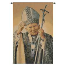Papa Wojtyla Pope John Paul II Italian Wall Hanging Tapestry