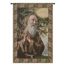 St. Frances from Paola Italian Tapestry Wall Hanging