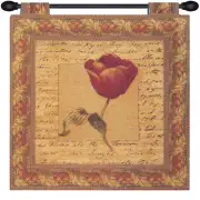 Tulip Chenille Belgian Tapestry - 22 in. x 22 in. SoftCottonChenille by Charlotte Home Furnishings