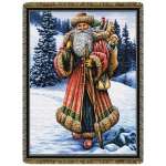 Christmas Santa  Wall Tapestry Afghan