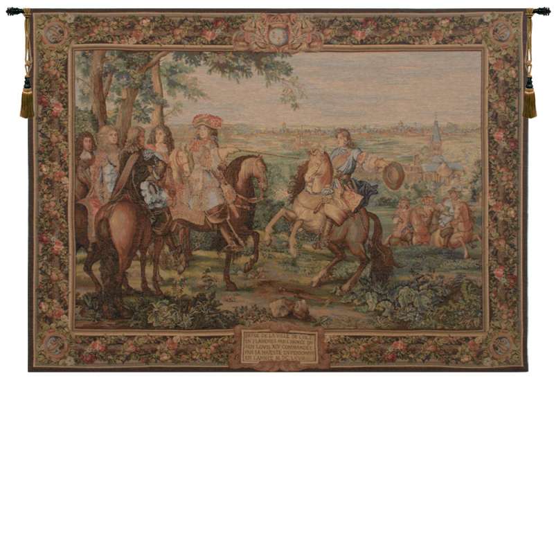 La Prise de Lille French Tapestry Wall Hanging