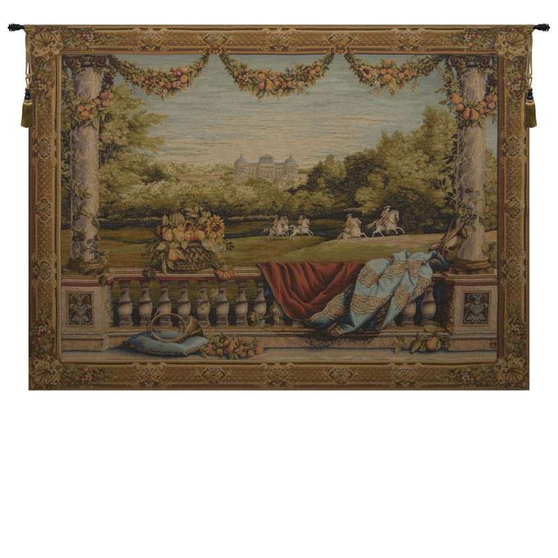 Chateau Bellevue French Tapestry Wall Hanging