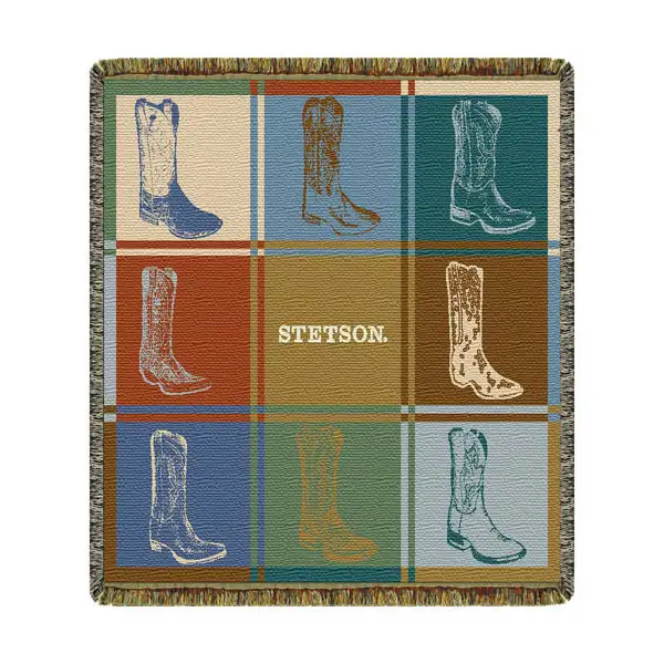 Off the Wall Tapestry Afghan Throw