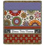 Bless This Home  Wall Tapestry Afghan