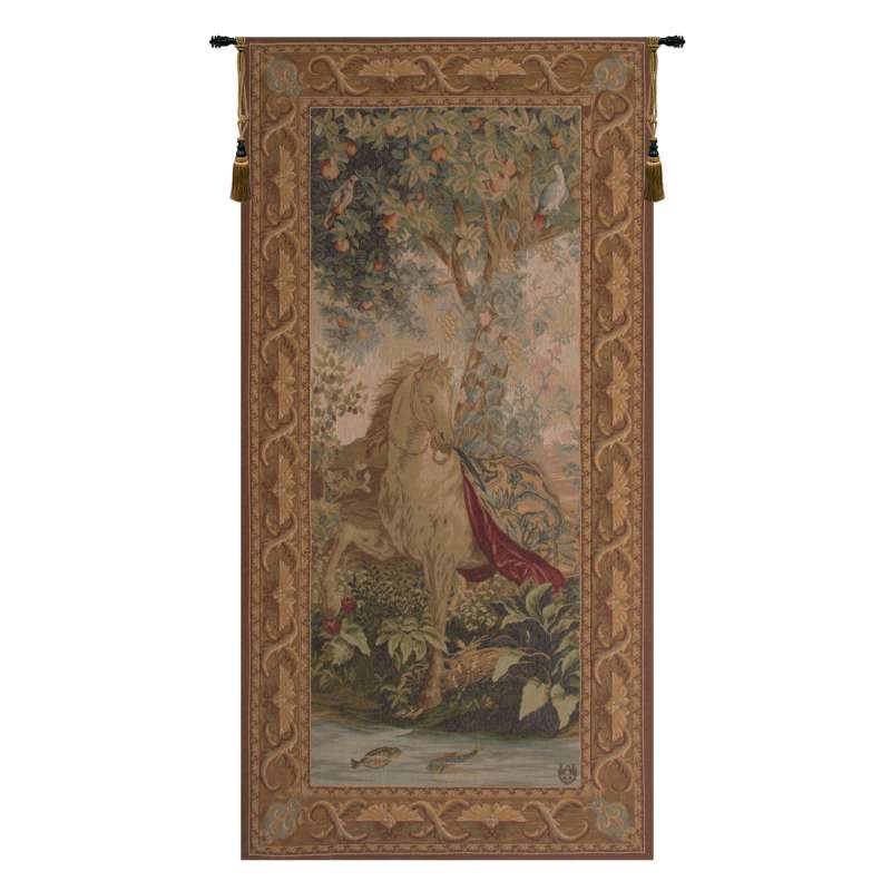 Le Point Deau Cheval  French Tapestry Wall Hanging