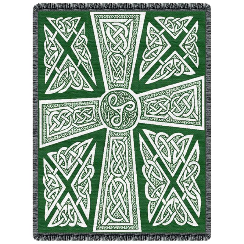 Celtic Crosses Tapestry Throw