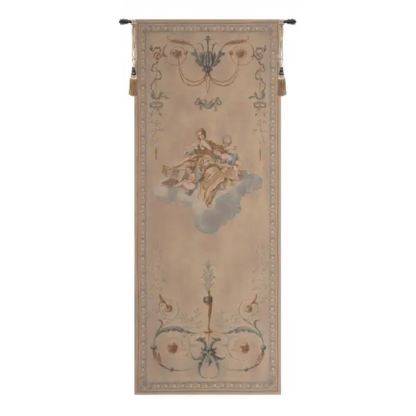 Charlotte Home Furnishing Inc. France Tapestry - 30 in. x 74 in. | Portiere Gold Lady French Wall Tapestry