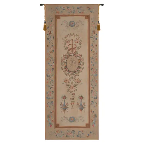 Charlotte Home Furnishing Inc. France Tapestry - 30 in. x 74 in. | Portiere Bouquet French Wall Tapestry