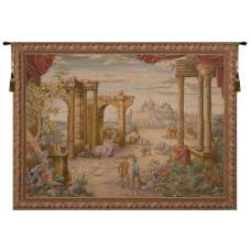 Vue Antique French Tapestry Wall Hanging