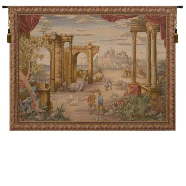Charlotte Home Furnishing Inc. France Tapestry - 76 in. x 58 in. | Vue Antique French Wall Tapestry
