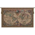 Map Mercator Tapestry Wall Art
