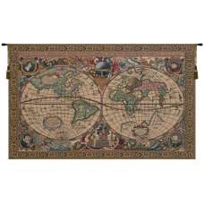 Map Mercator European Tapestry Wall Hanging