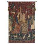 Lady and the Organ III  Tapestry Wall Art