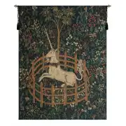 Unicorn In Captivity II Belgian Tapestry