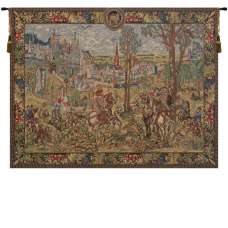 Vieux Brussels European Tapestry Wall Hanging